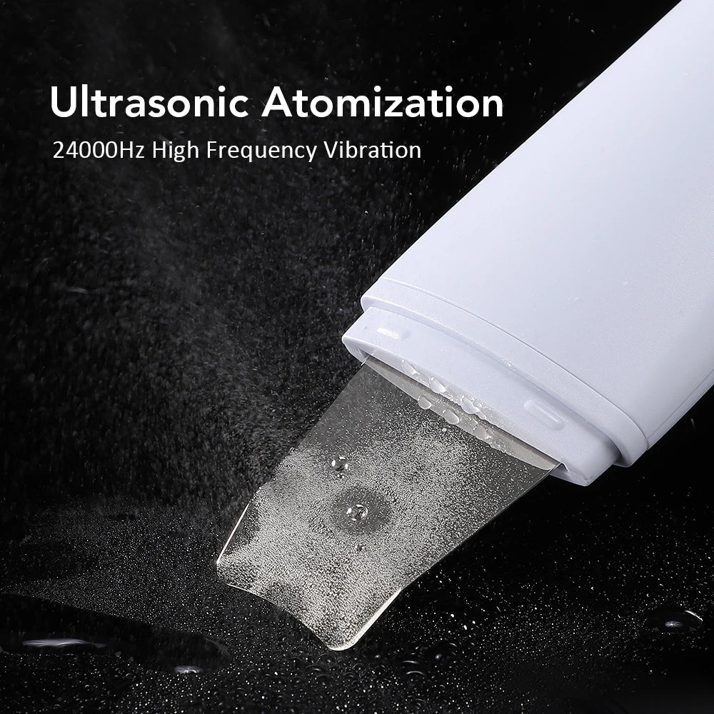 Ultrasonic Skin Scrubber with LCD Display | Deep Facial Cleansing & Blackhead Remover Pore Cleaner