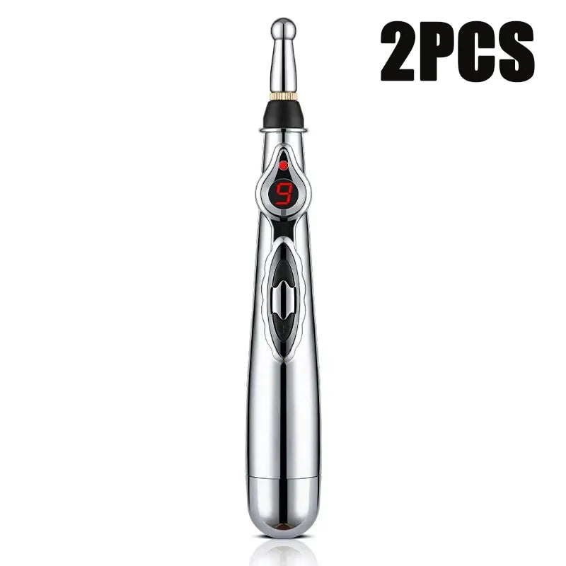 Electric Acupuncture Pen | Pulse Meridian Massage Pen for Face Lifting & Body Pain Relief