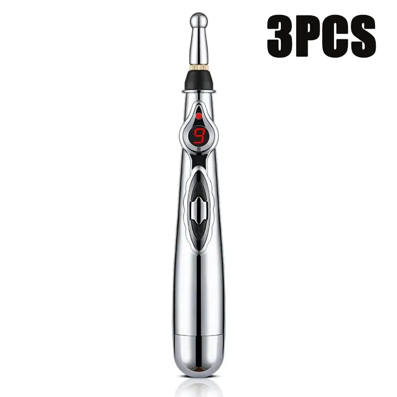 Electric Acupuncture Pen | Pulse Meridian Massage Pen for Face Lifting & Body Pain Relief